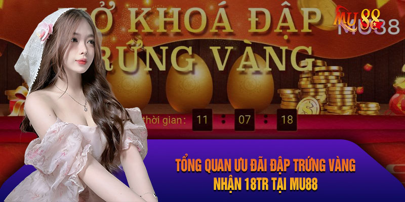 Thông tin sự kiện Đập trứng vàng nhận 18tr tại nhà cái Mu88